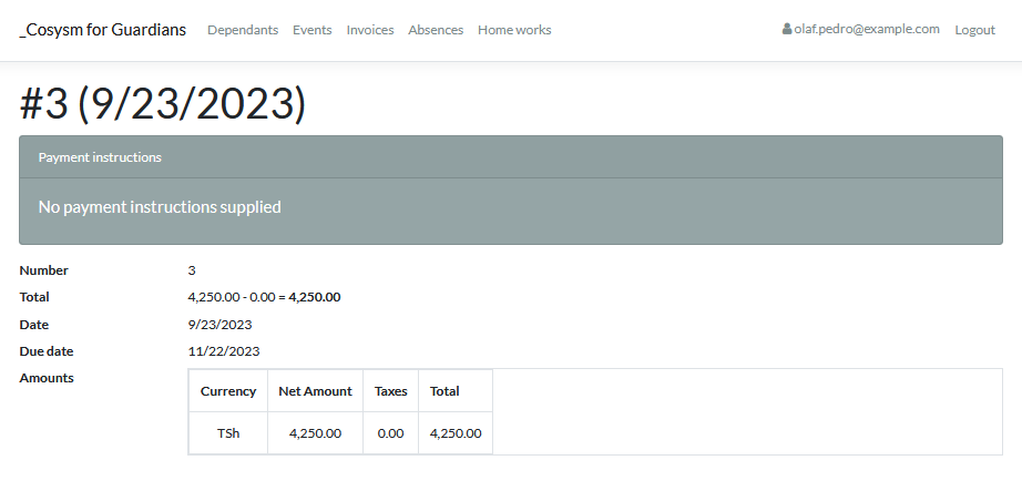 Online Payment Option